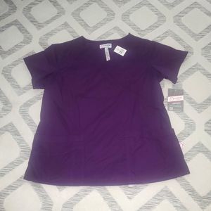 Peaches medical scrub top